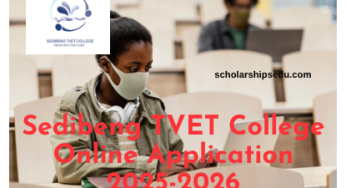 Sedibeng TVET College Online Application 2025-2026