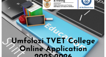 Umfolozi TVET College Online Application 2025-2026