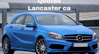 Car Insurance Quotes Lancaster ca