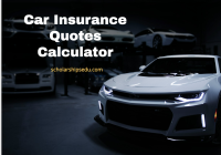 Car Insurance Quotes Calculator
