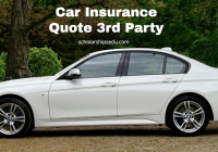 Car Insurance Quote 3rd Party