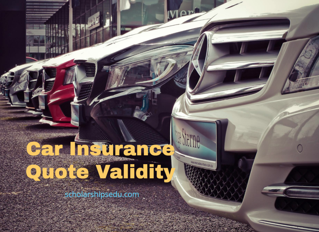 Car Insurance Quote Validity