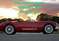 Car Insurance Quotes By Phone uk