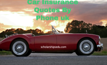 Car Insurance Quotes By Phone uk