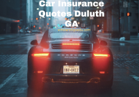 Car Insurance Quotes Duluth GA