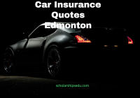 Car Insurance Quotes Edmonton