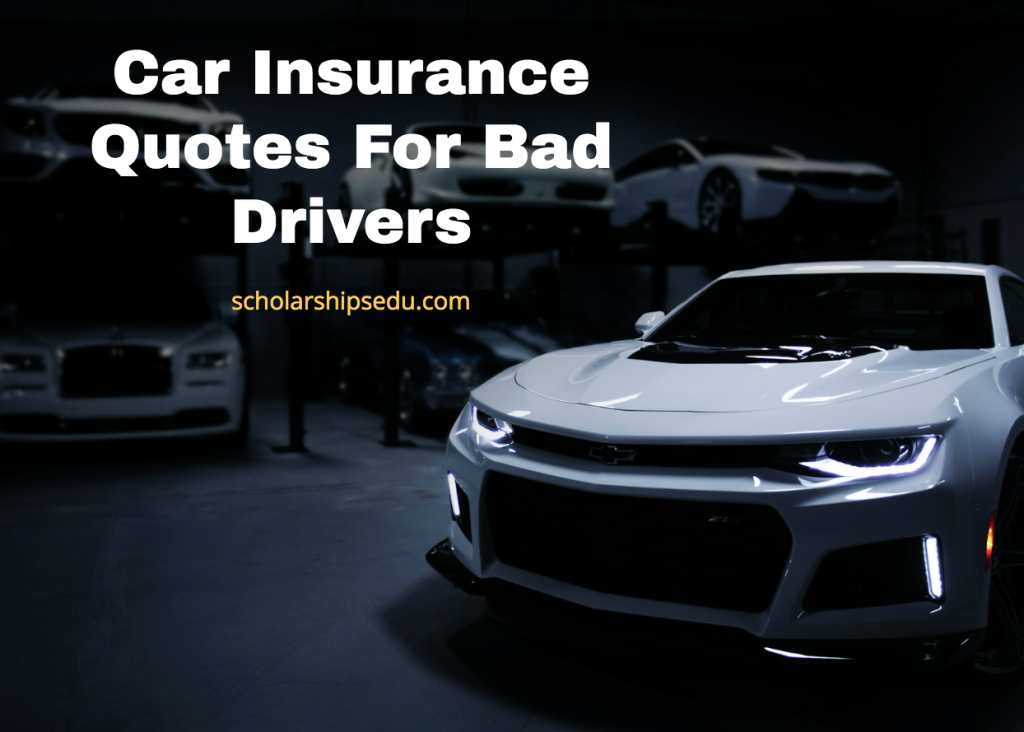 Car Insurance Quotes For Bad Drivers