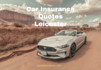 Car Insurance Quotes Leicester