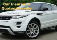 Car Insurance Quotes Oakville