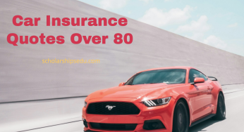 Car Insurance Quotes Over 80