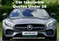 Car Insurance Quotes Under 25