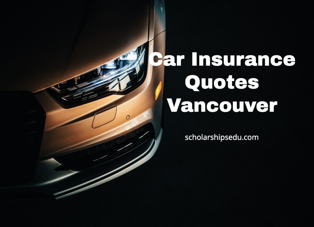 Car Insurance Quotes Vancouver