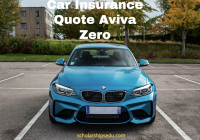 Car Insurance Quote Aviva Zero