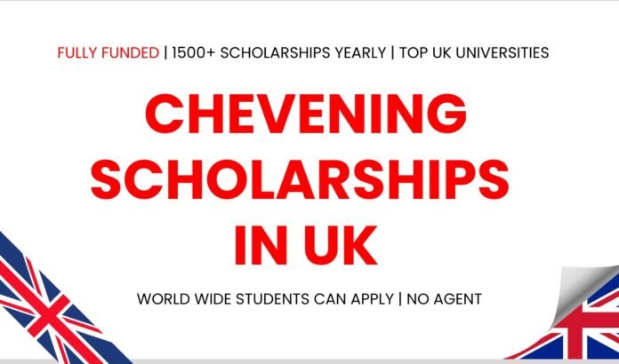 Chevening Scholarship 2027-2028 | Fully Funded UK Masters